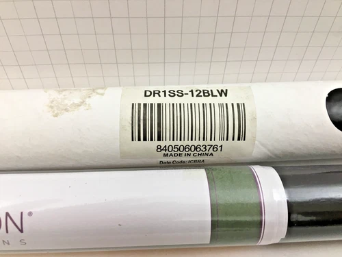 Fanimation 12" Downrod, Black, Stainless Steel - DR1SS-12BLW - Picture 2 of 7