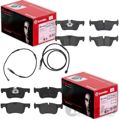 BREMBO BREMSBELÄGE VORNE + HINTEN passend für BMW 1er F20 F21 3er F30 4er F36