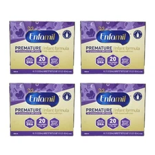 4 Boxes Enfamil Premature Infant Formula 6-2 oz Bottles per Box - Exp 12/25