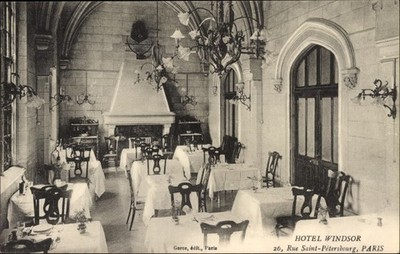 Ak Paris VIII., Hotel Windsor, 26, Rue Saint-Petersbourg - 4019509