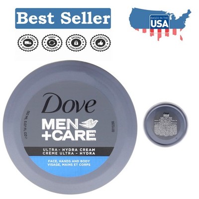 Dove Men+Care Ultra Hydra Cream, Fast-Absorbing Moisturizer for All Skin Types