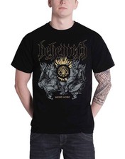 Behemoth T Shirt Messe Noire band logo Nue offiziell Herren Schwarz