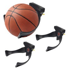 Wall Mounted Ball Holder Display Sports Balls Storage and Decoration Shelf Bl...