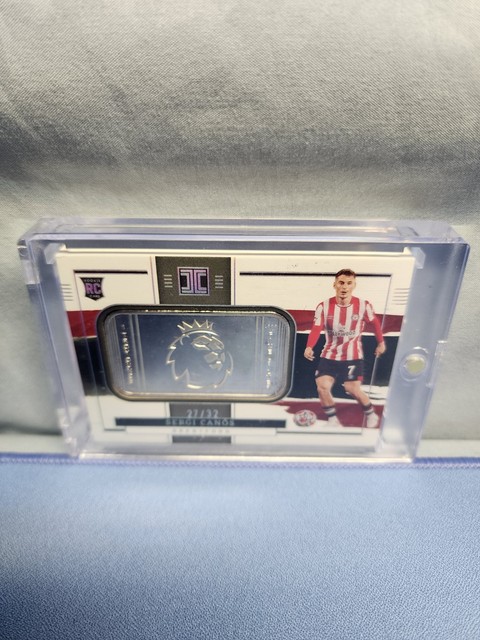 2021-22 Panini Impeccable Premier League Soccer, 1 Oz Silver Logo - Sergi Canos