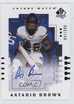 2025 Goodwin Champions SP Authentic 2000 Future Watch Antario Brown Auto 0yo8