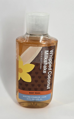 Bath & Body Works Whipped Coconut Milkshake Shower Gel Body Wash 10 oz