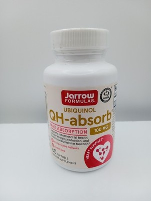 Jarrow Formulas Ubiquinol Qh-absorb MAX ABSORPTION 100mg 60 Softgels Antioxidant