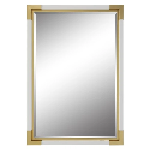 Uttermost 09879 Malik 27-1/8" W x 39-1/8" H Rectangular Framed - Gold - Picture 1 of 7