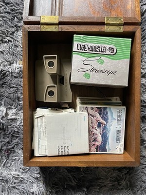View Master Lot- Model C View Master, Tan View Master, 80+ Reels