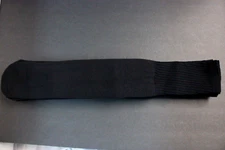 4 pairs 23 Inch Long Tube Crew knee high boots Socks Solid Black MEN'S/ WOMEN'S