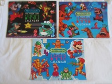Vintage Nintendo The Power Game 1990 Calendar Zelda Metroid Super