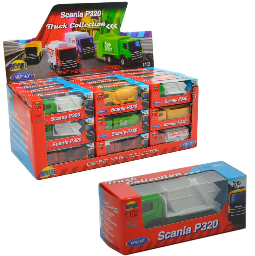 Scania P320 Swedish Lorry Truck Model Toy Diecast 1:102 Scale Welly - Image 2 of 2