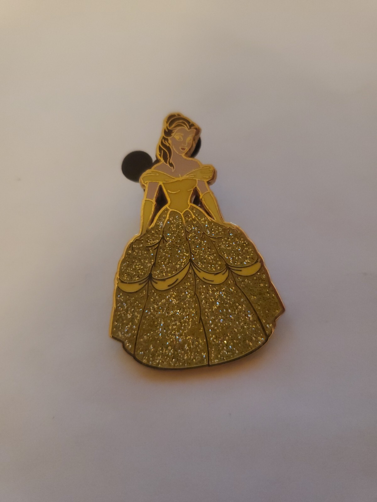 Vintage DISNEY 2007 BEAUTY AND THE BEAST PRINCESS BELLE  - OFFICIAL TRADING PIN