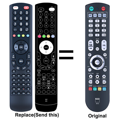 Replacement Remote Control For NAD SR8 / SR9
