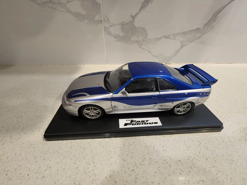 Nissan Skyline GT-R R33 personalizado Fast and Furious Tokyo Drift escala 1:24 Foto 4 de 4