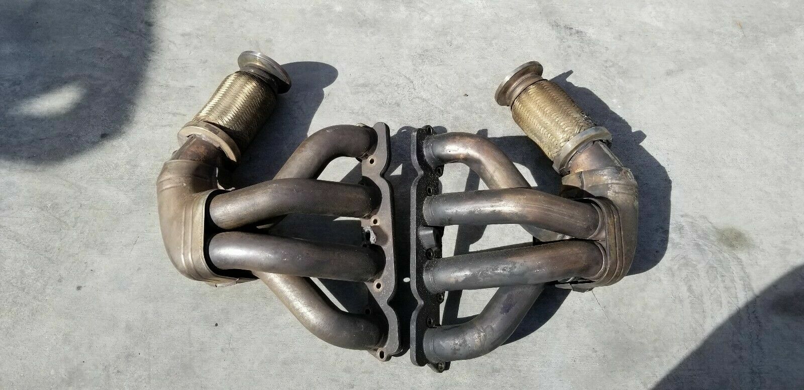 FERRARI 458 ITALIA EXHAUST HEADER MANIFOLD LEFT AND RIGHT SET OEM 264391 264390