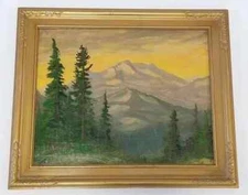 David Stirling Estes Park Rocky Mountain NP Colorado Oil Painting Evening Light