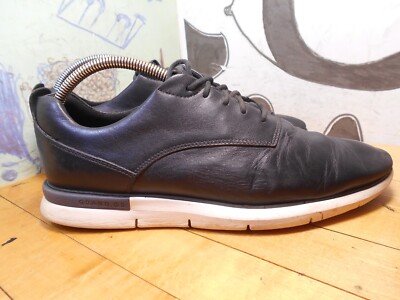 Cole Haan Grand.Os Black Leather Casual Oxfords Men display picture 1
