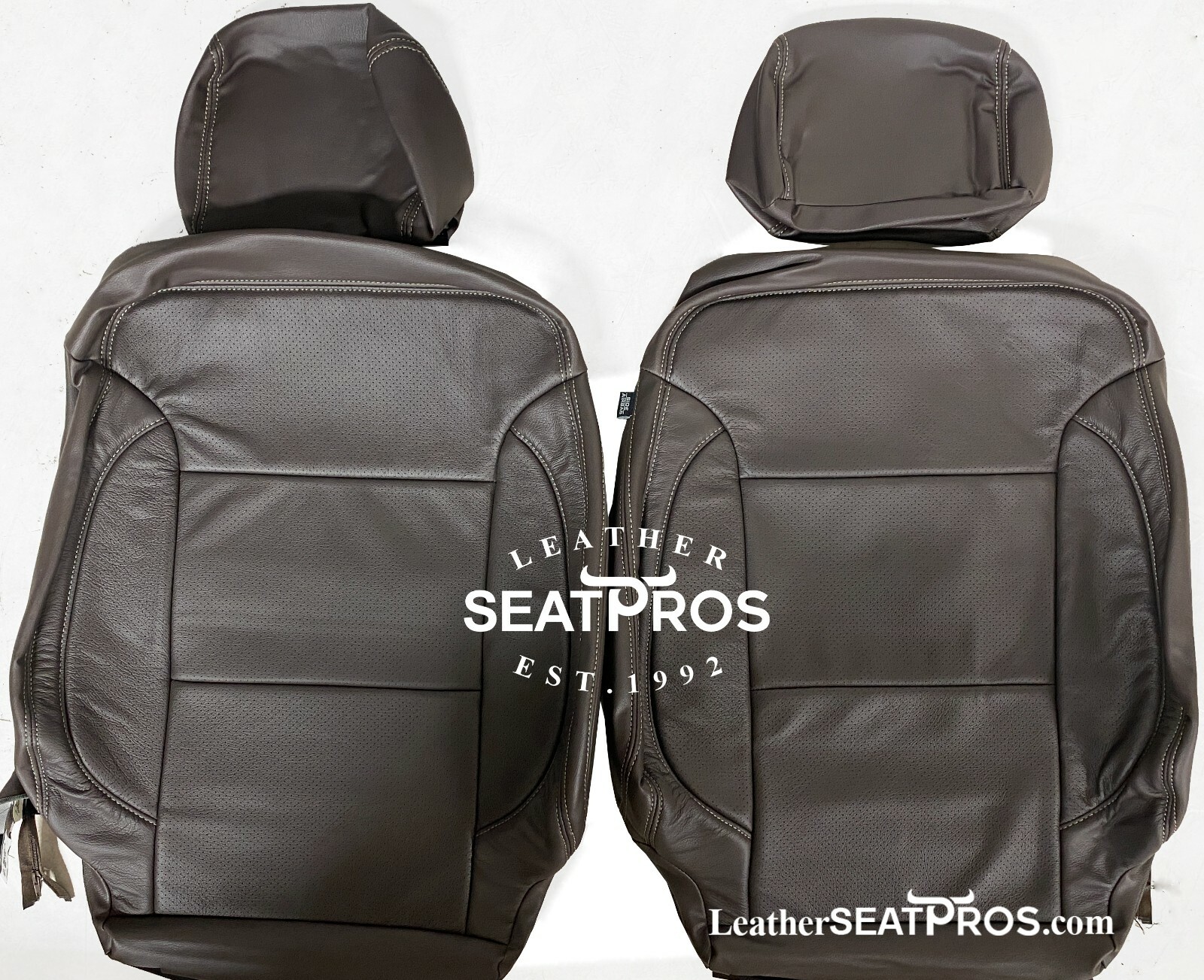 Leather Seat Covers kit 20142018 Chevrolet Silverado Crew Double Cab