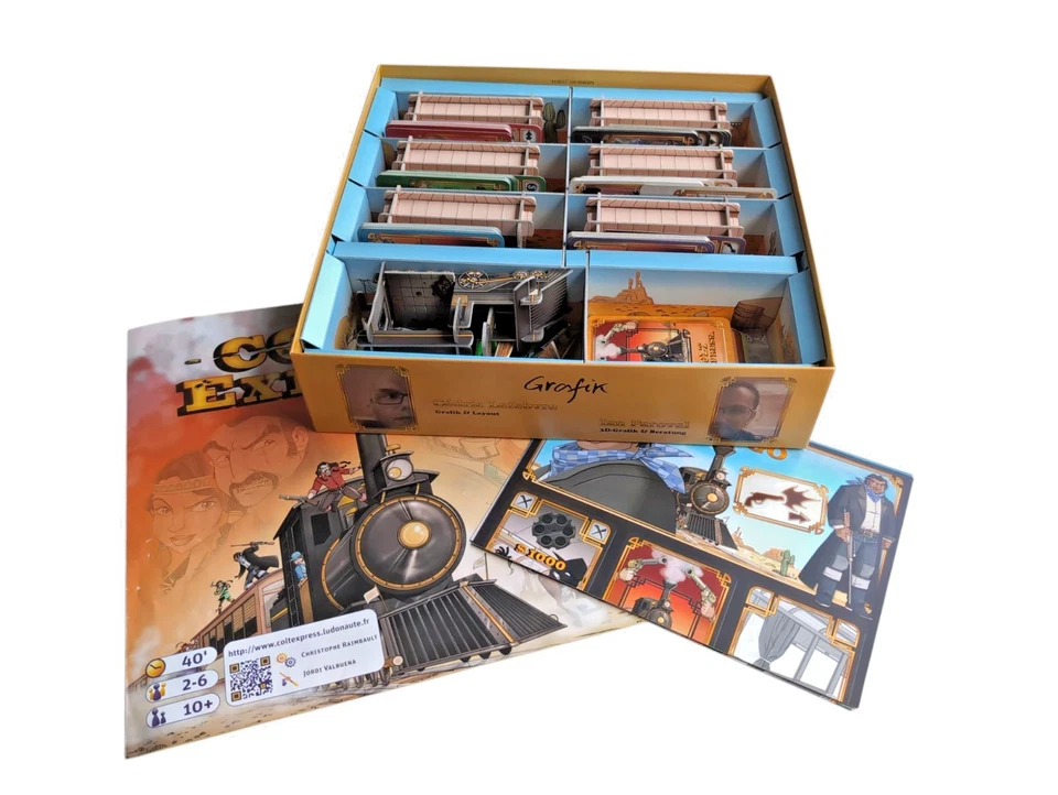Colt Express Spiel des Jahres 2015 + Postkutsche Erweiterung - vollständig - Bild 3 von 4