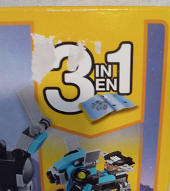 LEGO CREATOR: Robo Explorer (31062) box wear 205 pcs 7-12