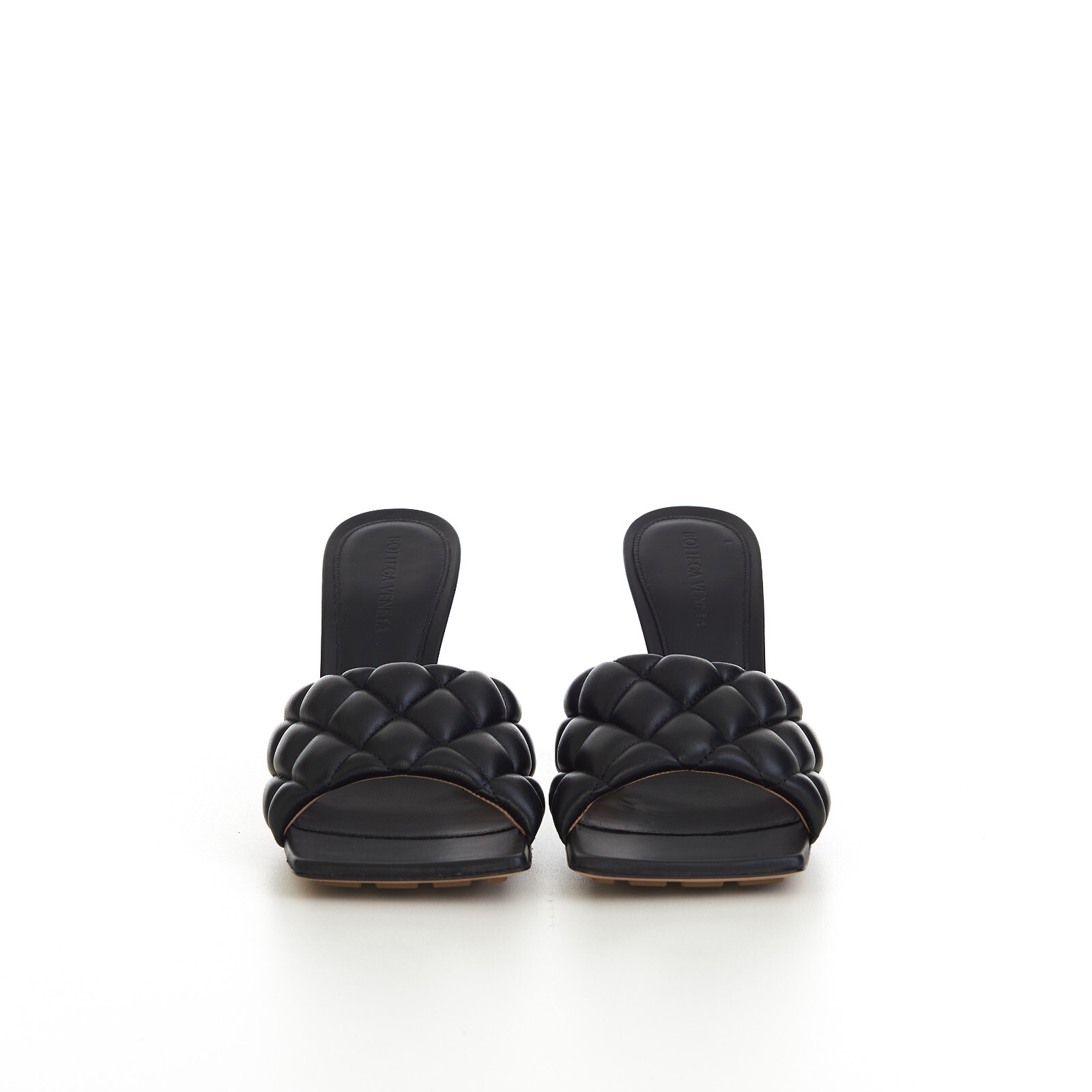 BOTTEGA VENETA 1200$ Black Padded Mules Quilted Leather Céline