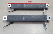 Set of 2 Dale HL-95-08Z, 8Ohms 5%, 95 Watts Wire wound Resistor. 8812