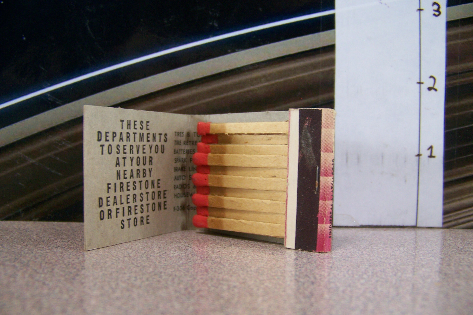 Vintage Matchbook M7 Washington Bellevue McCarthy Sparling Firestone Tires Champ eBay