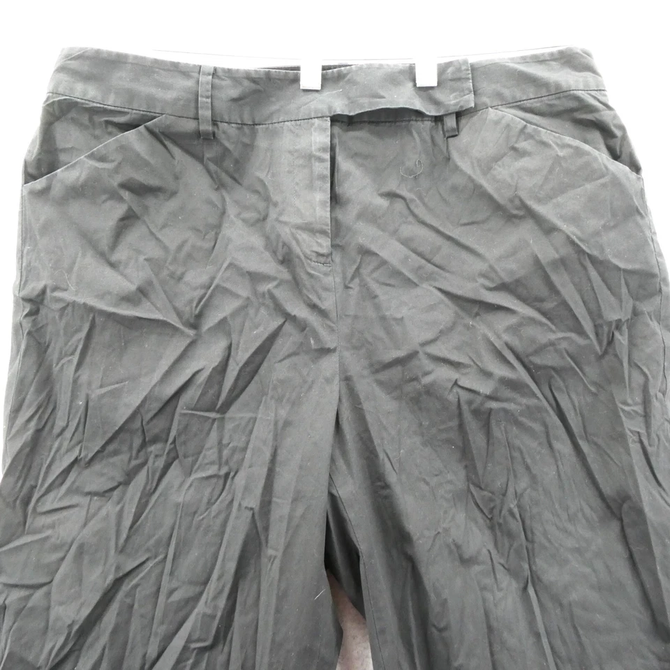 Pantalones de vestir Kate Hill 14W para mujer 36x32 talla grande 14 negro traje pantalones pantalones Foto 3 de 4