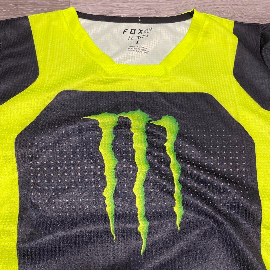 New FOX MONSTER ENERGY Motocross Jersey, Size L | eBay