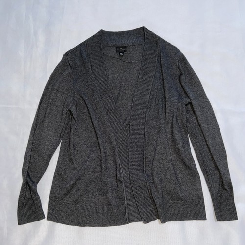 Worthington Petite Cardigan Slate Gray 