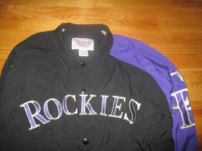Starter COLORADO ROCKIES ジャケット Lサイズ Vintage Starter COLORADO ROCKIES Embroidered Snap Button Down (LG
