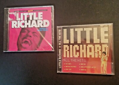 2 Little Richard : The Georgia Peach CD NEVER OPENED and ALL THE HITS Used