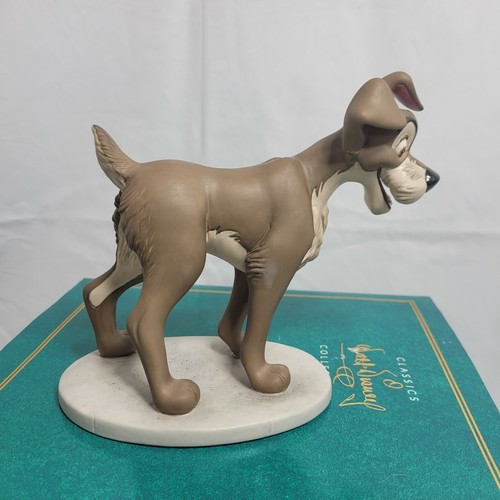 Figura de película WDCC "Tramp In Love" Lady & the Tramp sin defectos certificado de autenticidad caja original - Imagen 5 de 9