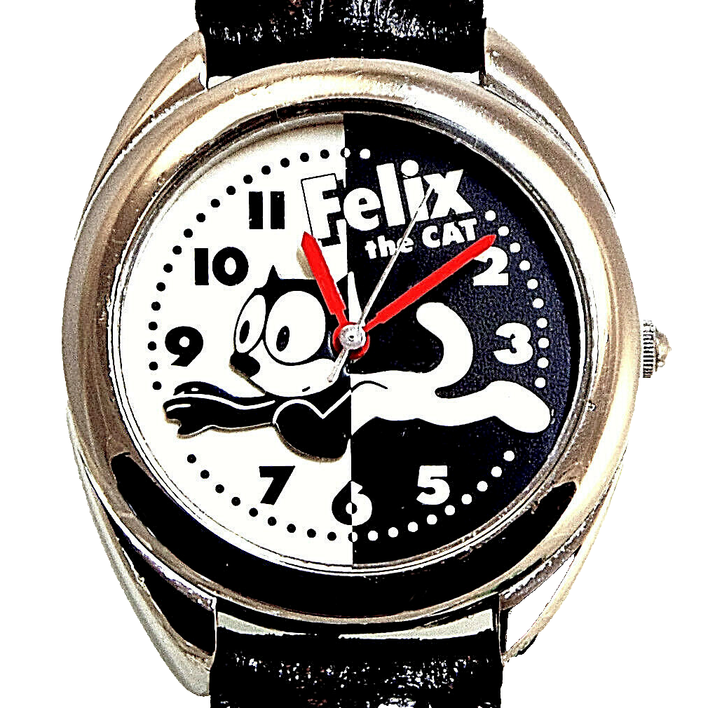 超希少　世界限定品1000個Felix the Cat 　Fossil製腕時計 Felix The Cat, Fossil Limited Edition Of 10 K Made LI-1437, Silver