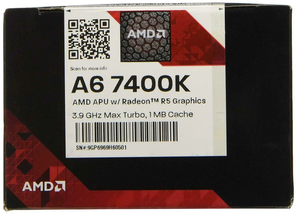 AMD A6-7400K Dual-Core 3.5 GHz Socket FM2+ Desktop Processor Radeon R5 Series - Image 3 of 3