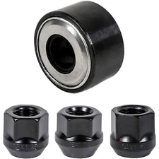 Universal Wheel Stud Installer Tool with 3/4" Hex Wheel Lug Nuts, Black