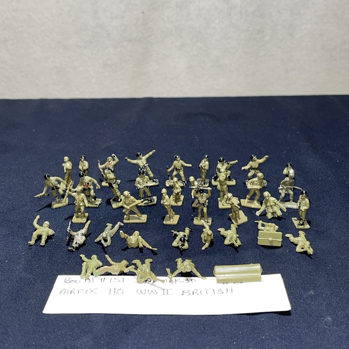 Vintage Airfix HO WW2 British Army set 1960s 39 Soldiers | eBay