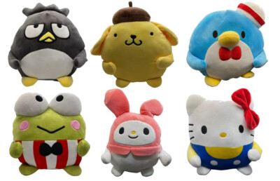 OFFIZIELLES HELLO KITTY & FRIENDS SQUASHY PODGIES SUPERWEICHES PLÜSCHTIER TEDDY