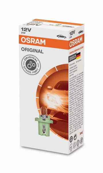 10X StüCk 2W Kunststoffsockel 12V Original Osram Autolampe GlüHbirne-image