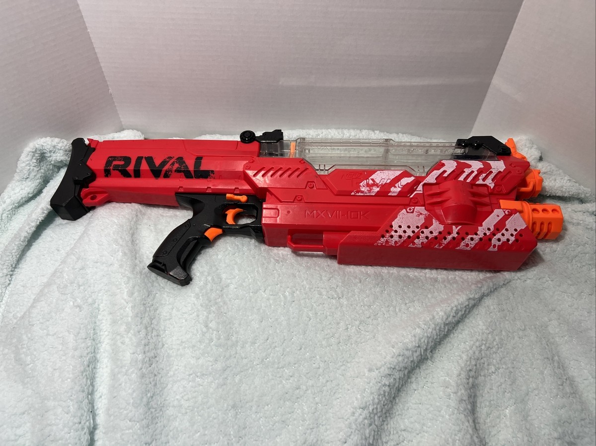 ナーフ ライバル ネメシス MXVII-10K NERF RIVAL Amazon.com: Nerf Rival Nemesis MXVII-10K, Red (Amazon