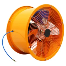 220V 16inch Explosion-Proof Axial Fan Cylinder Pipe Fan 370W 5400m3/H Tool