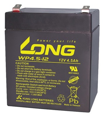 Batterie Akku Castel Garden Obimäher Rasenmäher 12V 4,5 Ah inkl. Anschlusskabel