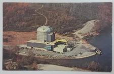 Postcard Atomic Energy Philadelphia Electric Company Peach Bottom USA A1