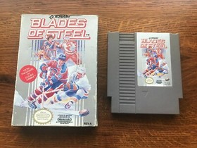 Blades of Steel Hockey Juego COMPLETO con Caja Nintendo NES - PROBADO 