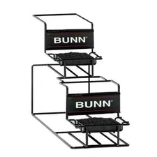 BUNN UNIV-2 UNIVERSAL AIRPOT RACK FOR 2 AIRPOTS, BLACK *NEW