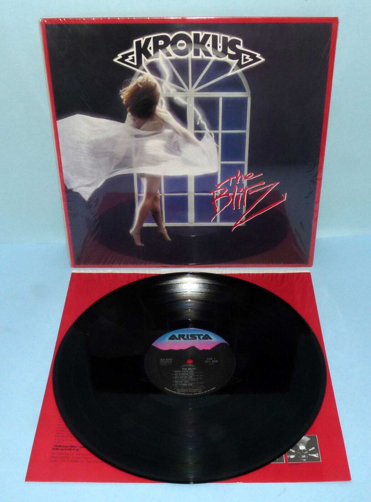 Krokus - The Blitz LP Open Shrink VG+ or Better Arista AL8-8243
