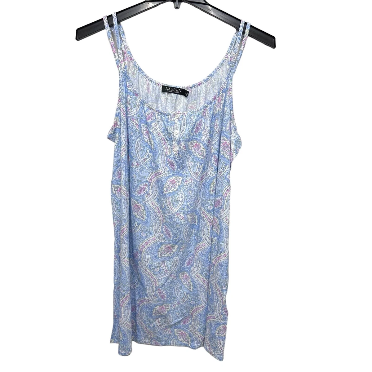 ralph lauren double strap nightgown