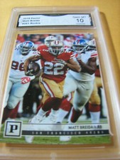 MATT BREIDA SF 49ERS 2018 PANINI ROOKIE RC # 261 GRADED 10 L@@@K