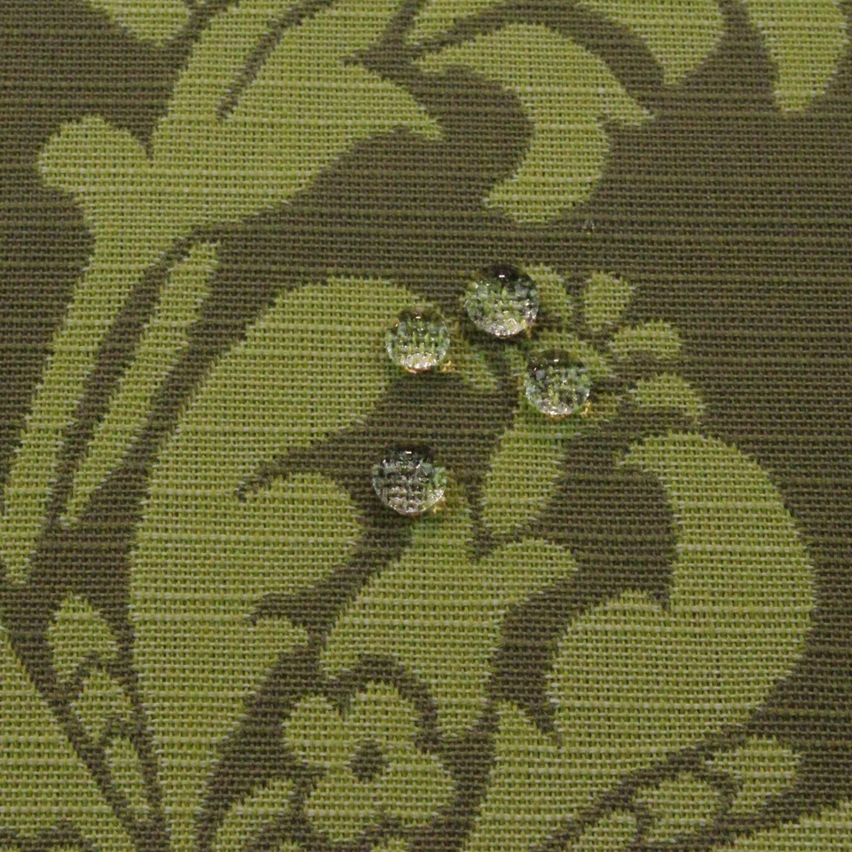TELA JACQUARD EXTERIOR INTERIOR VID FLORAL VERDE SALVIA TOSCANA POR 55"W Foto 4 de 4